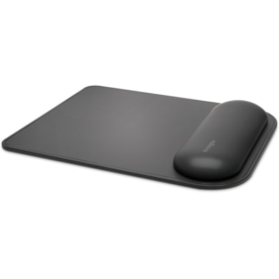 Kensington ErgoSoft Wrist Rest Mouse Pad - 0.83" (21 mm) x 7.68" (195 mm) Dimension - Gel - Skid Proof BLACK MOUSE PAD 