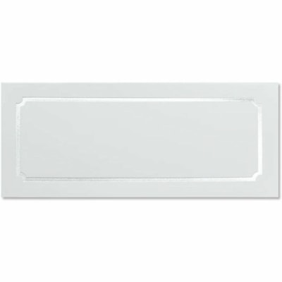 St. James® Overtures Printable Place Card - 1 3/4" (44.45 mm) x 4 1/4" (107.95 mm) - 65 lb (29483.50 g) Basis Weight - Green Seal - Printable, Micro Perforated, Foldable, Acid-free, Lignin-free - White - 60 Pack  ST. JAMES OVERTURES  60PK 10%PCW  FSC