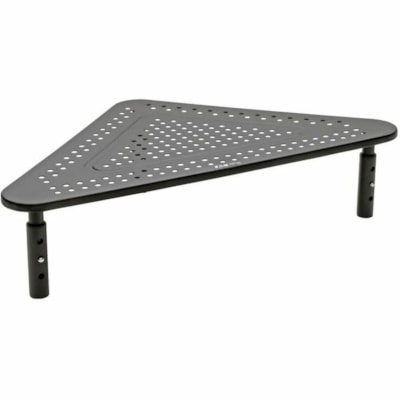 Tripp Lite series Monitor Riser for Desk, 12 x 20 in. - Height Adjustable, Corner, Metal, Black - 44.09 lb (20000 g) Load Capacity - 11.61" (295 mm) Height x 11.61" (295 mm) Width x 19.69" (500 mm) Depth - Desktop, Tabletop, Countertop - Metal - Black  NSTND 