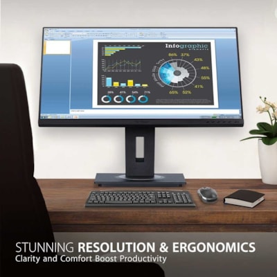 ViewSonic Graphic VG2755-2K 27" Class WQHD LED Monitor - 16:9 - 27" Viewable - In-plane Switching (IPS) Technology - LED Backlight - 2560 x 1440 - 16.7 Million Colors - 350 cd/m² - 15 ms - 60 Hz Refresh Rate - Speakers - HDMI - DisplayPort  MNTR 