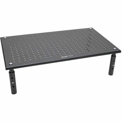Tripp Lite series Monitor Riser for Desk, 18 x 11 in. - Height Adjustable, Metal, Black - 44.09 lb (20000 g) Load Capacity - 4.30" (109.22 mm) Height x 18.50" (469.90 mm) Width x 11.20" (284.48 mm) Depth - Desktop, Tabletop, Countertop - Metal - Black  CPNT 