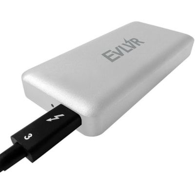 Patriot Memory EVLVR 512 GB Portable Solid State Drive - External - PCI Express (PCI Express 3.0 x2) - Silver - Thunderbolt 3 - 1600 MB/s Maximum Read Transfer Rate - 2 Year Warranty - Retail 512GB TYPE-C SSD 