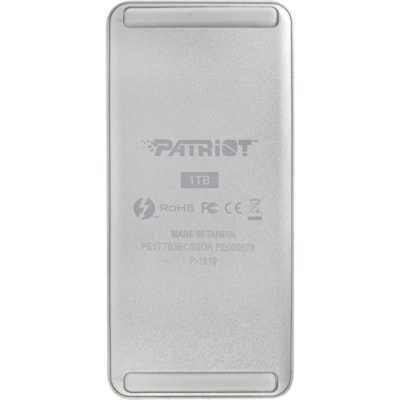 Patriot Memory EVLVR 1 TB Portable Solid State Drive - External - PCI Express (PCI Express 3.0 x2) - Silver - Thunderbolt 3 - 1600 MB/s Maximum Read Transfer Rate - 2 Year Warranty - Retail 1TB TYPE-C SSD 