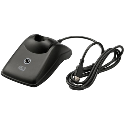 Adesso NUSCAN 2500TB Bluetooth Spill Resistant Antimicrobial 2D Barcode Scanner - Wireless Connectivity - 12" (304.80 mm) Scan Distance - 1D, 2D - CMOS - Bluetooth - USB - Black - USB - Logistics, Warehouse, Library, Healthcare, Retail ld 2D Barcode Scanner 