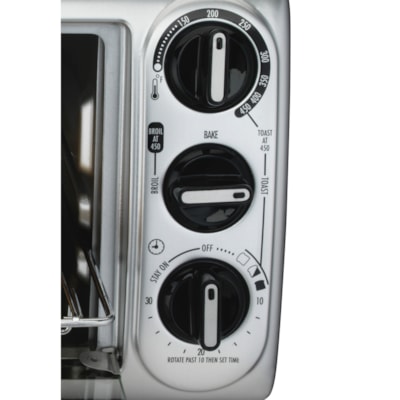 Proctor Silex - Grille-pain 31122 - Toast, Cuisson, Grillade - Noir, Argenté BLK/ SS 