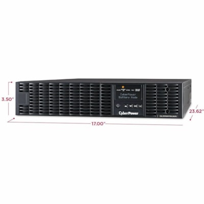 CyberPower UPS Systems OL3000RTXL2UN Smart App Online -  Capacity: 3000 VA / 2700 W - CyberPower OL3000RTXL2UN 3KVA Online UPS 2U sine wave LCD 100-125V RMCARD205 RT 3YR WTY  - Rack/Tower - Online Double Conversion -  Voltag