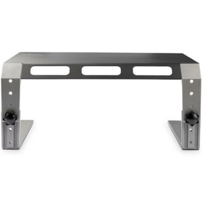 StarTech.com Monitor Riser Stand, For up to 32" (22lb/10kg) Monitor, Monitor Riser, Steel&Aluminum, Monitor Shelf w/ Three Height Settings - Raise your monitor to a comfortable viewing height with this monitor riser stand - Steel and aluminum computer monitor riser for up to 32" monitor - Adjust the  STND 