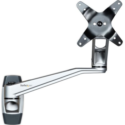 StarTech.com Wall Mount Monitor Arm, Articulating/Adjustable Ergonomic VESA Monitor Arm (20" Long), Display up to 34" (30.9lb/14kg) - VESA 75x75/100x100mm articulating wall mount monitor arm for a single display up to 34 inch (30.9lb/14kg) - Tilt/swivel/360 rotating screen - Arm reaches 20.5in and f  MNT 