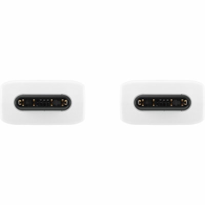 Samsung USB Type-C to Type-C Cable - 3.3 ft (1 m) USB-C Data Transfer Cable - First End: 1 x USB 2.0 Type C- Male - Second End: 1 x USB 2.0 Type C- Male - White  CABL 