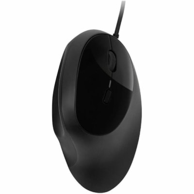 Kensington Pro Fit Ergo Wired Mouse - Black - Optical - Cable - Black - USB Type A - 3200 dpi - Scroll Wheel WIRED / USB - BLACK 