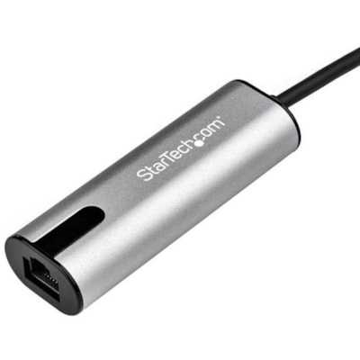 StarTech.com 2.5GbE USB C to Ethernet Adapter - NBASE-T NIC - USB 3.0 Type C 2.5/1 Gigabit/100 Mbps Multi Speed Network - USB 3.1 RJ45/LAN - 2.5GbE NBASE-T USB C to Ethernet adapter/NIC - Securely connects to networks over CAT 5e/RJ45/LAN cable - 3 speed 2.5G/1G/100 Mbps - Auto-Negotiation for max b et adapter/NIC - Securely conn ects to networks ove