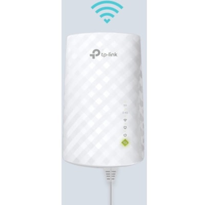TP-Link RE220 Dual Band IEEE 802.11ac 750 Mbit/s Wireless Range Extender - 2.40 GHz, 5 GHz - 3 x Internal Antenna(s) - Internal - 1 x Network (RJ-45) - Fast Ethernet - 6.50 W - Wall Mountable  