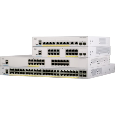 Cisco Catalyst C1000-24FP-4G-L Ethernet Switch - 24 Ports - Manageable - 2 Layer Supported - Modular - 4 SFP Slots - Twisted Pair, Optical Fiber - Rack-mountable - Lifetime Limited Warranty  