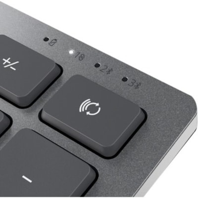 Dell KM7120W Keyboard & Mouse - Scissors Wireless Bluetooth/RF 2.40 GHz Keyboard - Titan Gray - Wireless Bluetooth/RF Mouse - Optical - 1600 dpi - Titan Gray - Volume Up, Volume Down, Multimedia, Search, Home Page, Screenshot Hot Key(s) - Compatible with Desktop Computer, Notebook for PC, Mac  WRLS 