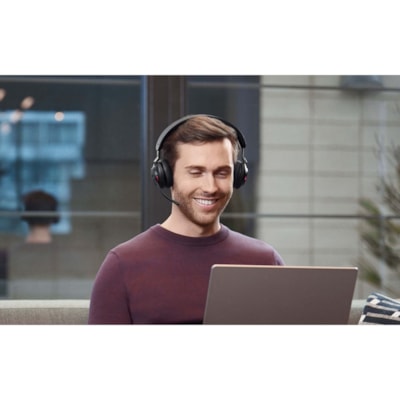 Jabra Evolve2 65 Headset - Microsoft Teams Certification - Stereo - Wireless - Bluetooth - 98.4 ft (30 m) - Over-the-head - Binaural - Supra-aural - Black TEREO BLK 
