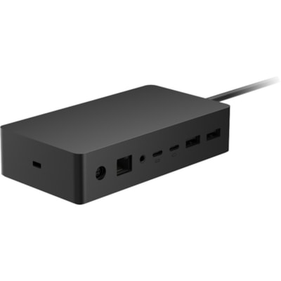 Microsoft - Station d'accueil Surface Dock 2 - pour Smartphone, Clavier, Souris, Moniteur, Ordinateur de bureau, Ordinateur portable - 199 W - 6 x Ports USB - USB Type-C - Réseasu (RJ-45) - Filaire usiness  Black  up to 120W pas sthrough