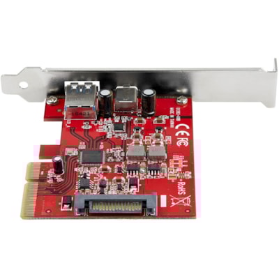 StarTech.com 2-Port 10Gbps USB-A & USB-C PCIe Card Adapter - USB 3.2 Gen 2 PCI Express Expansion Add-On Card - Windows, macOS, Linux - USB-A USB-C PCI Express card w/Multiple INs maintains max speed w/mixed speed devices - 2-Port 10Gbps Expansion Host Controller Card 1xUSB-C and 1xUSB-A - PCIe 3.0 x  BOPT 