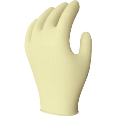 RONCO - Gants d'examen Gold-Touch - épaisseur de gant 5 mil (0,13 mm) - Moyen Taille - Pour Main droite / gauche - Tan - Souple, Sans fatigue, Résistants, Élastique, Sans latex - Pour Alimentaire, Médical, Automobile, Dentaire, Hospitality, Laboratoire, Nettoyage, Impression, Co SANS POUDRE  BOÎTE DE 100 