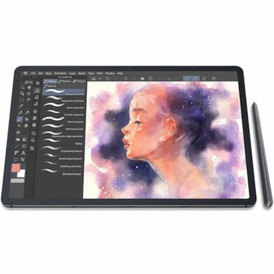 Samsung Galaxy Tab S7+ SM-T970 Tablet - 12.4" WQXGA+ - Qualcomm Snapdragon 865 5G+ Octa-core - 6 GB - 256 GB Storage - Android 10 - Mystic Black - Cortex A77 Single-core (1 Core) 3.09 GHz + Cortex A77 Triple-core (3 Core) 2.42 GHz + Cortex A55 Quad-core (4 Core) 1.80 GHz - Upto 1 TB Memory Card Supp  
