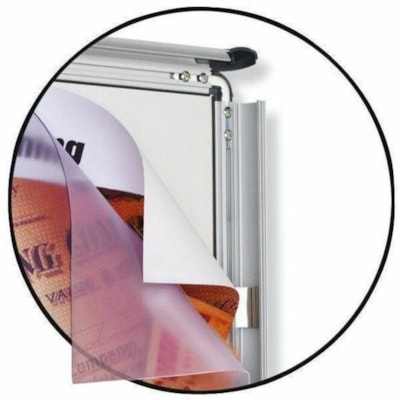 Quartet Poster Frame - Dust Resistant PROTECTS DOCUMENTS MOUNTS HORIZONTALLY OR VERTICALLY