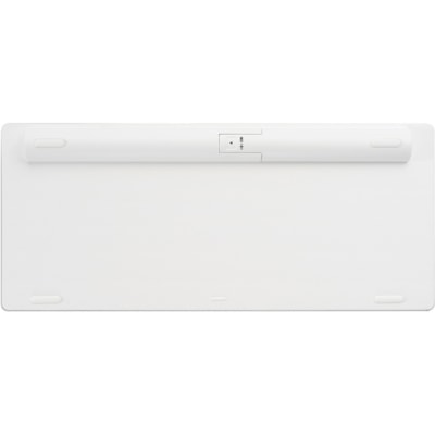 Kensington Multi-Device Dual Wireless Compact Keyboard - Wireless Connectivity - Bluetooth/RF - 2.40 GHz - Multimedia Hot Key(s) - Computer, Tablet, Mobile Phone - Windows, Mac OS, ChromeOS, iOS - Scissors Keyswitch - AAA Battery Size Supported - Silver pact Keyboard - Silver 