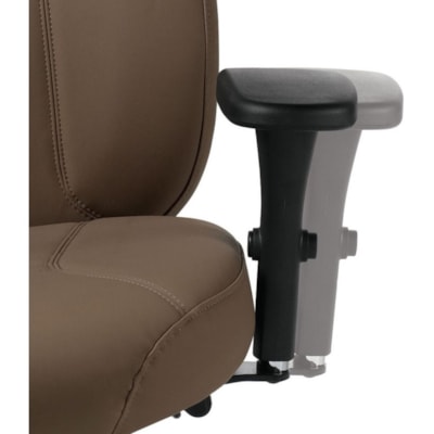 Global ObusForme Comfort High Back Multi-Tilter, Schukra - Black Seat Color - Black Back Color - High Back - 5-star Base - Armrest - 1 Each HIGH BACK MULTI-TILTER  SCHUKR 