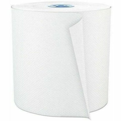 Cascades PRO Roll Towels for Tandem, 775' - 1 Ply - 7.50" (190.50 mm) Width x 775 ft (236.22 m) Length - White - Fiber Paper - 6 / Case 6/CS WHITE CASCADES PRO PERFORM