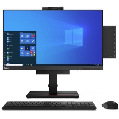 Lenovo ThinkCentre M75q Gen 2 11JJ000GCA Desktop Computer - AMD Ryzen 3 4350GE - 4 GB - 1 TB HDD - Tiny - Raven Black - Windows 10 Pro 64-bit - French Keyboard - IEEE 802.11ac - 65 W B 1X1TB FR 