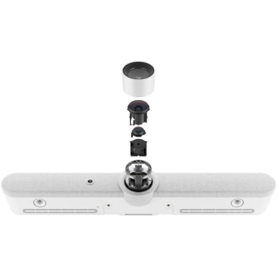 Logitech Video Conferencing Camera - 30 fps - White - USB 3.0 - 3840 x 2160 Video - 3x Digital Zoom - Microphone - Wireless LAN - Network (RJ-45) - For Computer, Notebook  