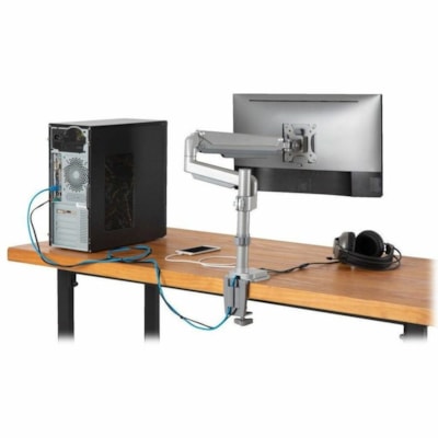 Tripp Lite series DDR1732SAL Desk Mount for Flat Panel Display, Monitor, HDTV - Silver - 1 Display(s) Supported - 32" Screen Support - 19.80 lb (8981.13 g) Load Capacity - 75 x 75, 100 x 100 - Rugged - Aluminum, Steel  STND 