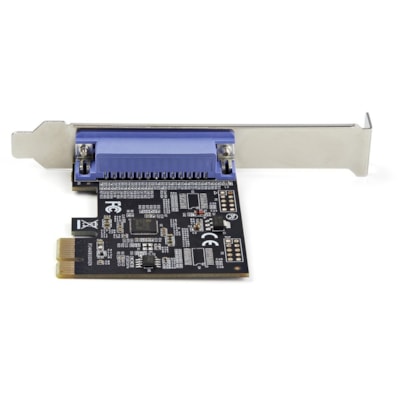 StarTech.com 1-Port Parallel PCIe Card, PCI Express to Parallel DB25 LPT Adapter Card, Desktop Expansion Controller for Printer, SPP/ECP - Parallel PCIe card controller w/ DB25 parallel port - SPP/Byte/ECP modes - Works w/ IEEE 1284 up to 2.5Mbps - Printer/LPT port expansion adapter card - Asix AX99 w/ DB25 parallel port - SPP/By te/ECP modes - Works