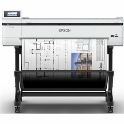 Epson SureColor T5170M A1 Inkjet Large Format Printer - Includes Scanner, Copier, Printer - 36" (914.40 mm) Print Width - Color - 31 Second Color Speed - 2400 x 1200 dpi - USB - Ethernet - Wireless LAN - Sheetfed Color Scan - Sheetfed Color Copy - Plain Paper, Recycled Paper, Photo Paper, Coated Pap  PLOT 
