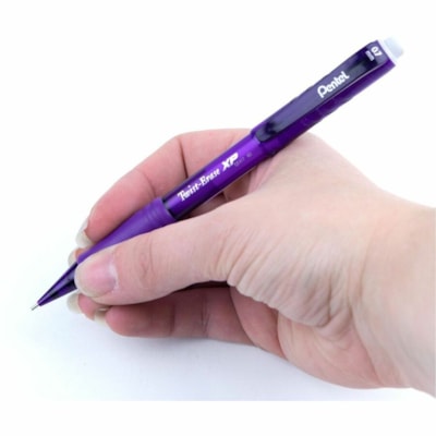 Pentel TwistErase Mechanical Pencil - 0.7 mm (0.03") Purple Lead - Refillable - 12 / Box  