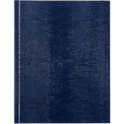 Blueline Notebook - 150 Pages - Executive - 9 1/4" (234.95 mm) x 7 1/4" (184.15 mm) Sheet Size - Hard Cover - Recycled - 1 Each 9-1/4"X7-1/4"RULED BK 150PAGES NAVY BLK GREEN BURGUNDY