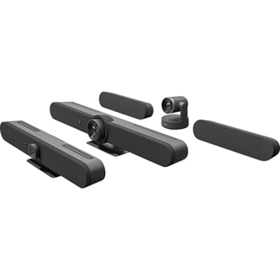 Logitech Rally Bar Mini Video Conferencing Camera - 30 fps - Graphite - USB 3.0 - 1 Each - 4K - 3840 x 2160 Video - 120° Angle - Wall - 4x Digital Zoom - Microphone - Wireless LAN - Network (RJ-45) - For Computer, TV - Windows 10, Windows 11, macOS - Yes - Built-in Speaker, Plug & Play, Micropho  