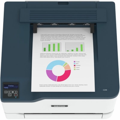 Xerox C230 Wired/Wireless Laser Printer - Color - 22 ppm Mono / 24 ppm Color - 600 x 600 dpi Print - Automatic Duplex Print - 251 Sheets Input - Ethernet - Wireless LAN - Apple AirPrint, Mopria Print Service, Chromebook, Wi-Fi Direct - 30000 Pages Duty Cycle - Plain Paper Print - Fast Ethernet - USB RPRNT 