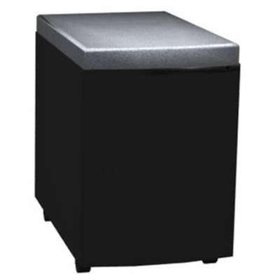 HDL File Cabinet - 15.5" (393.70 mm) Width x 22.5" (571.50 mm) Depth x 20.5" (520.70 mm) Height - 2 x Drawer(s) for File, Utility - Letter, Legal - Lateral - Ball Bearing Slide, Full Drawer Extension, Lockable, Casters, Anti-tip, Heavy Duty, Mobility, Key Lock - Black - Powder Coated - Steel, Metal 1 UTILITY AND 1 FILE DRAWER FO 15 1/2" W X 22 1/2" D X 20.5"