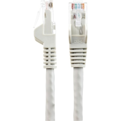 StarTech.com 50ft (15m) CAT6 Ethernet Cable, LSZH (Low Smoke Zero Halogen) 10 GbE Snagless 100W PoE UTP RJ45 Gray Network Patch Cord, ETL - 50ft/15.2m Gray LSZH CAT6 Ethernet Cable - 10GbE Multi Gigabit 1/2.5/5Gbps/10Gbps to 55m - 100W PoE++, ANSI/TIA-568-2.D Category 6 - 24 AWG stranded 100% copper rnet Cable - 10GbE Multi Gigab it 1/2.5/5Gbps/10Gbp