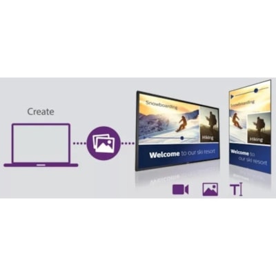 Philips Signage Solutions Multi-Touch Display - 55" (1397 mm) LCD - Touchscreen Cortex A73 - 2 GB DDR3 SDRAM - 3840 x 2160 - 400 cd/m² - 2160p - HDMI - USB - DVI - Serial - Wireless LAN - Ethernet - Android 8.0 Oreo  IR TOUCH 