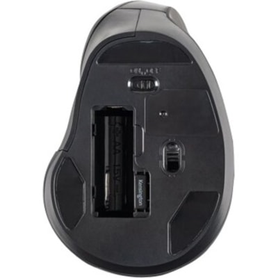 Kensington Vertical Wireless Mouse - Wireless - 2400 dpi - Scroll Wheel - 6 Button(s) BLACK 