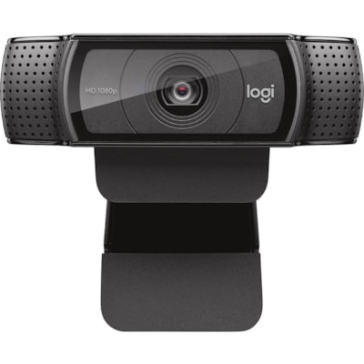 Logitech C920e Webcam - 3 Megapixel - 30 fps - Black - USB Type A  - 1920 x 1080 Video - Auto-focus - 78° Angle - 1x Digital Zoom - Microphone - For Notebook, Monitor - Windows TAA compliant 