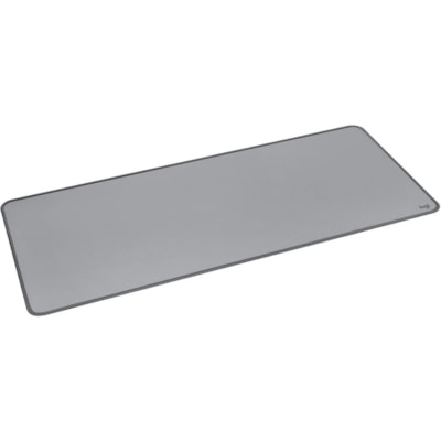 Logitech - Desk Mat Studio Series - tapis de souris - Bureau - longueur de tapis 27,56 po (700 mm) x largeur de tapis 11,81 po (300 mm) - Gris Moyen  