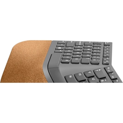 Lenovo Go Wireless Split Keyboard - US English - Wireless Connectivity - 2.40 GHz - English (US) - PC - Scissors Keyswitch - AA Battery Size Supported - Storm Gray ard - US English 