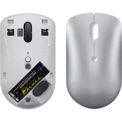 Lenovo 540 USB-C Wireless Compact Mouse - Optical - Wireless - Radio Frequency - 2.40 GHz - Cloud Gray - USB Type C - 2400 dpi - Scroll Wheel - 4 Button(s) - Symmetrical ESS MOUSE (CLOUD GREY) 