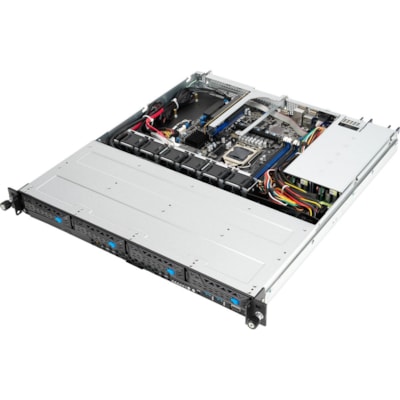 Asus Barebone System - 1U Rack-mountable - Socket LGA-1200 - 1 x Processor Support - Intel C252 Chip - 128 GB DDR4 SDRAM DDR4-3200/PC4-25600 Maximum RAM Support - 4 Total Memory Slots - Serial ATA/600 RAID Supported Controller - AST2600 64 MB Graphic(s) - 4 3.5" Bay(s) - 6 SATA Interface(s) - Proces 200 E C252 