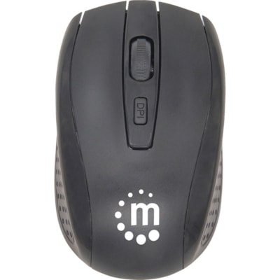 Manhattan Wireless Keyboard And Optical Mouse Set - USB 1.1 Wireless RF - English - Black - USB 1.1 Wireless RF Mouse - Optical - 1600 dpi - Scroll Wheel - Black - AAA, AA - Compatible with Computer for Windows, Mac OS - Retail d Optical Mouse Set One 2.4 GH z USB-Dongle Connect