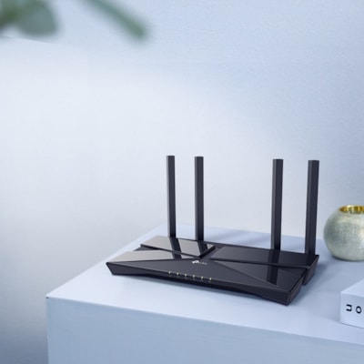 TP-Link Archer AX23 Wi-Fi 6 IEEE 802.11ax Ethernet Wireless Router - Dual Band - 2.40 GHz ISM Band - 5 GHz UNII Band - 4 x Antenna(4 x External) - 230.40 MB/s Wireless Speed - 4 x Network Port - 1 x Broadband Port - Gigabit Ethernet - VPN Supported - Desktop  