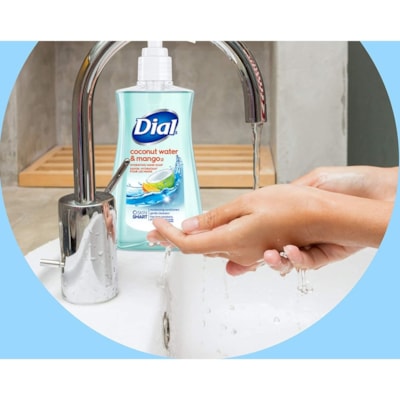 Dial Coconut Water Mango Hydrating Liquid Hand Soap - Coconut Water & Mango Scent - 221 mL - Hand - 1 Each 221ML  COCONUT WATER MANGO ANTIBACTERIAL HYDRATING
