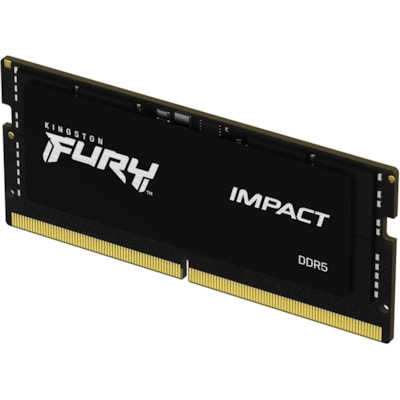 Kingston FURY Impact 64GB (2 x 32GB) DDR5 SDRAM Memory Kit - For Gaming Notebook, Notebook - 64 GB (2 x 32GB) - DDR5-4800/PC5-38400 DDR5 SDRAM - 4800 MHz Dual-rank Memory - CL38 - 1.10 V - Unbuffered - 262-pin - SoDIMM - Lifetime Warranty 8MEM 