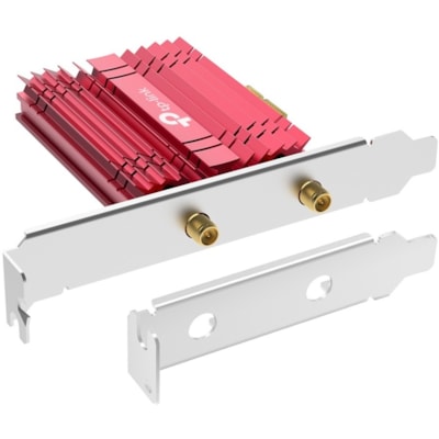 TP-Link - Adaptateur Wi-Fi/Bluetooth Archer TXE75E AXE5400 IEEE 802.11ax Bluetooth 5.2 Triples Bandes pour Ordinateur de bureau, Contrôleur de jeu, Écouteurs, Clavier - PCI Express - 5,27 Gbit/s - 2,40 GHz ISM - 6 GHz UNII - Carte enfichable 2WRLS 